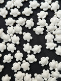 20 Adet Kaplumbağa Boncuk 25 mm | Beyaz | Caretta Caretta | Akrilik Plastik