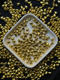 100 Adet Barok Yamuk İnci Boncuk 6x9 mm Gold Altın Kaplama Takı Aksesuarı
